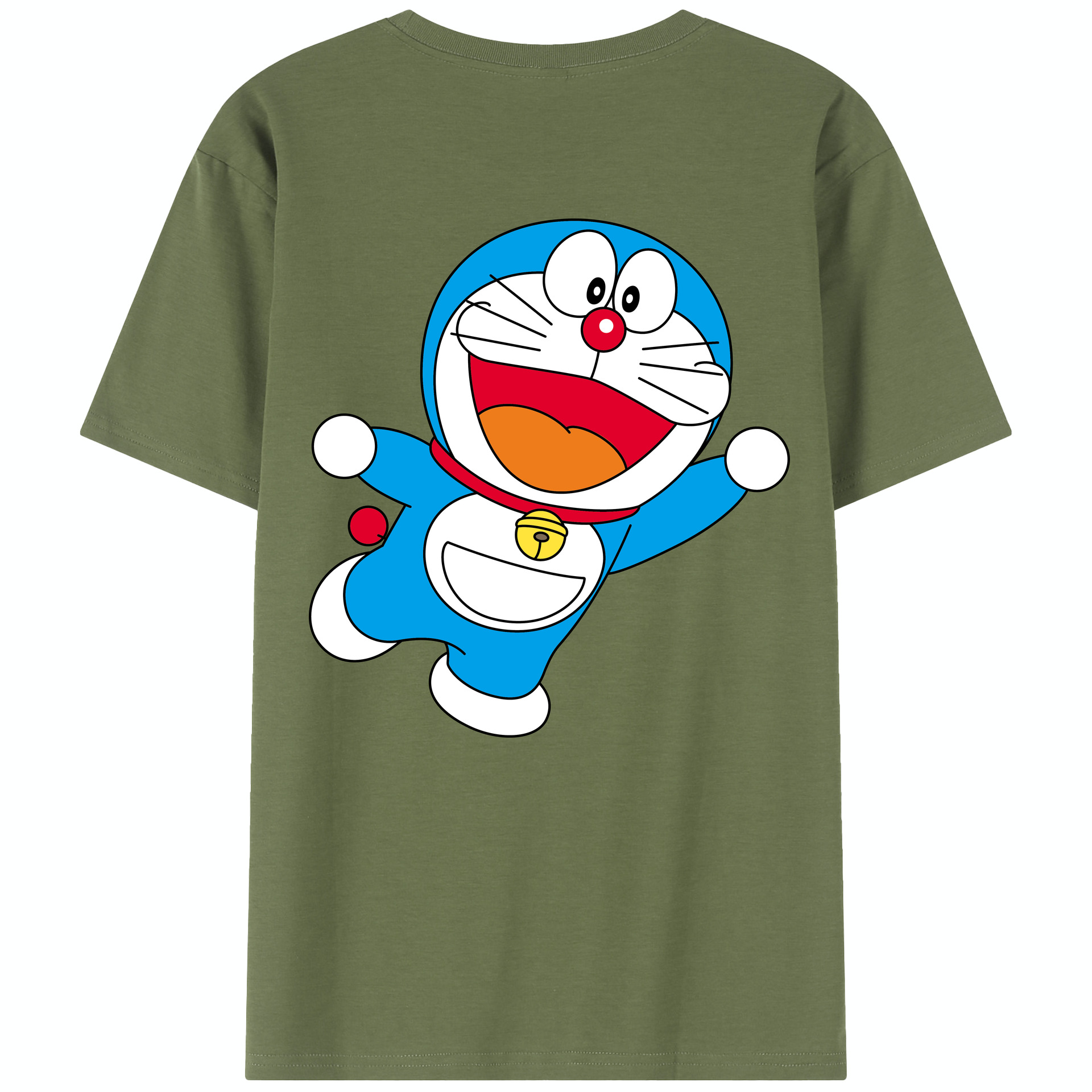 （画像用） ドラえもん Doraemon 綿100％半袖Tシャツ（背面プリント）